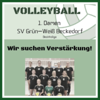 SV GW BECKEDORF - Volleyball_Damen #Verstärkung